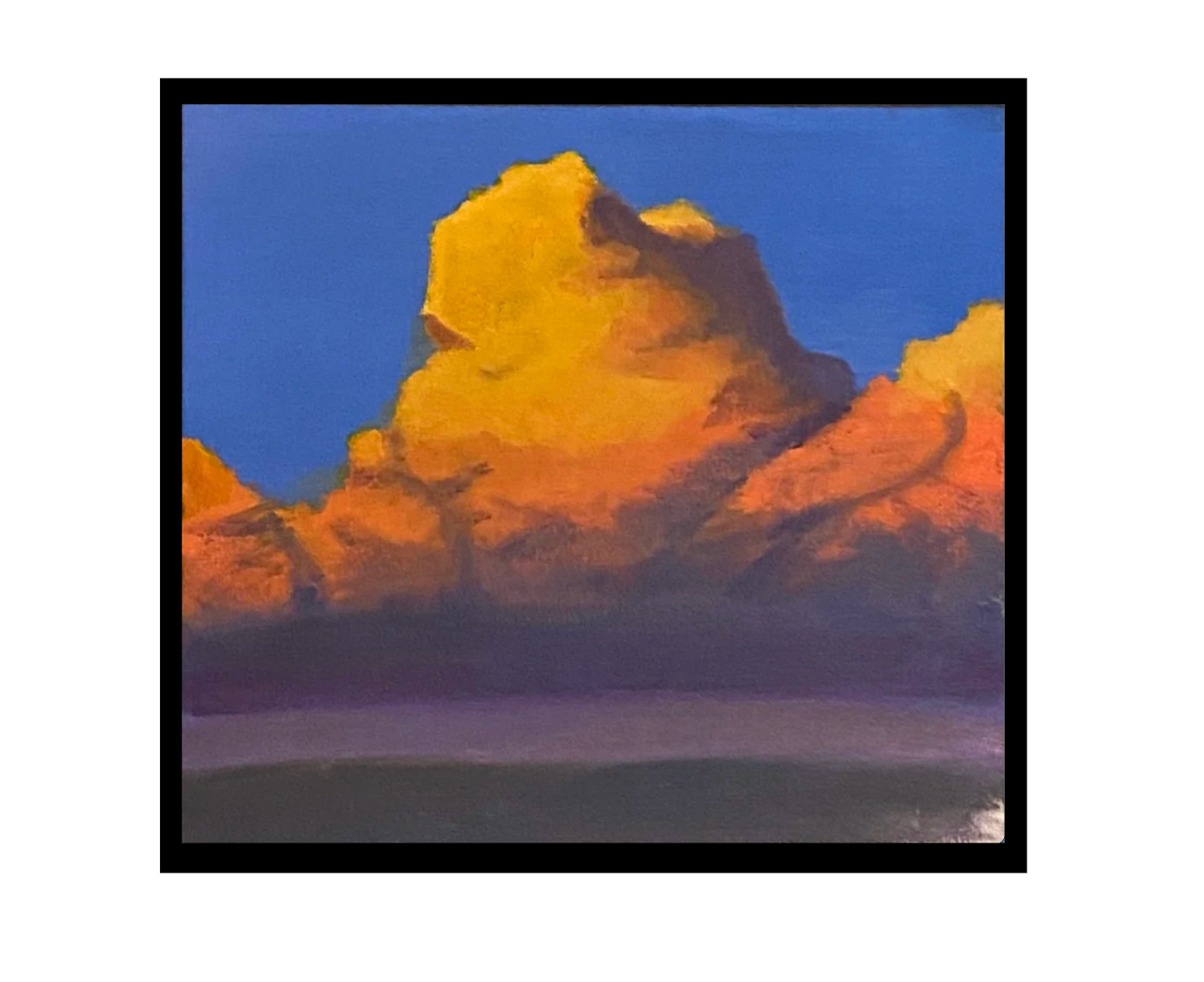 Sunset cloud painting